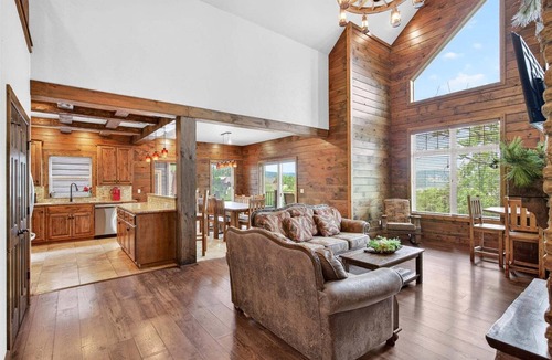 Indian Point House | WaterMill Cove Resort Luxury Lakefront Villa L-By Silver Dollar City-Theatre Room-POOL-Lazy River