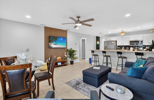 Whitney Beach Villa | Your Beach Base: 3 miles to Anna Maria, Beaches, IMG+Firepit+Laundry