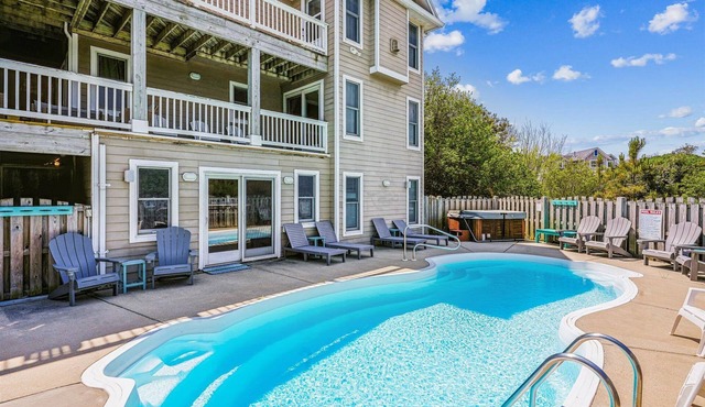 1042 - The Princess Tide Private Pool Walk to Beach Dog-Friendly