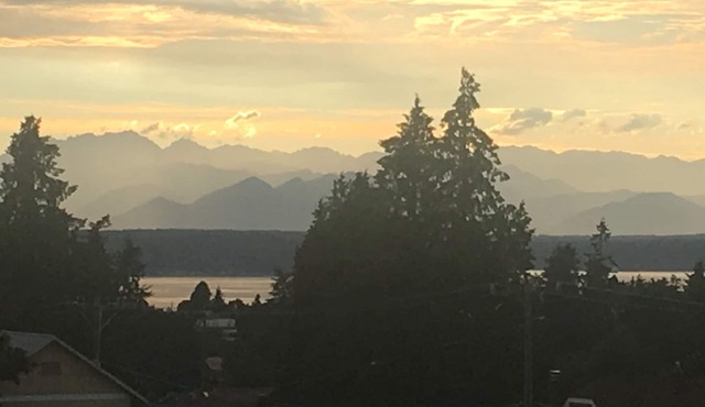 12 Min to Stadiums, 5 Min to Alki - Stunning Views, Balcony, AC, 90 Walk Score