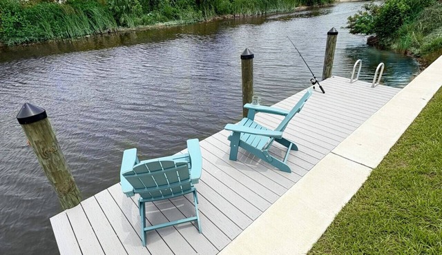 2 New, Stunning homes with Heated Saltwater Pools and Piers!