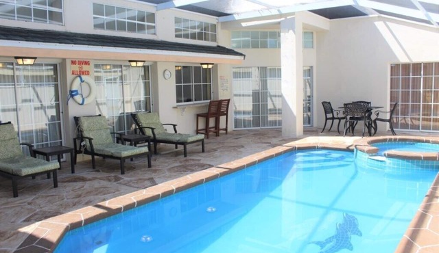 3 bedroom 3 bathroom pool & spa home villa at gated community Lindfields Reserve near Disney, Orlando Florida