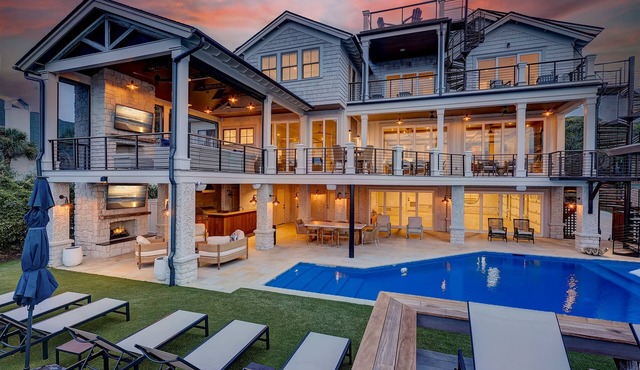 93 Dune Lane -Brand NEW Oceanfront 9 Bedroom Home w/Private Pool & Spa