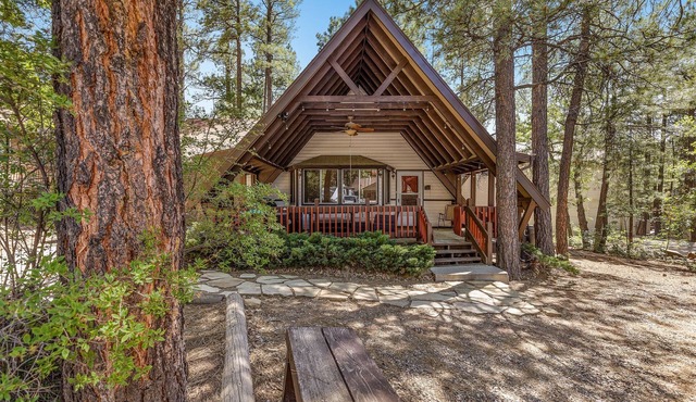 Antelope Leap | The Coziest A-Frame in Ponderosa Pines | Near Flagstaff