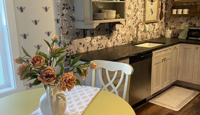 "BEE Home away from Home!" A pioneer charmer, fully updated with buzzing decor.