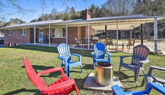 Blue Ridge Mountain Escape w/ Hot Tub, Grill! in Brevard