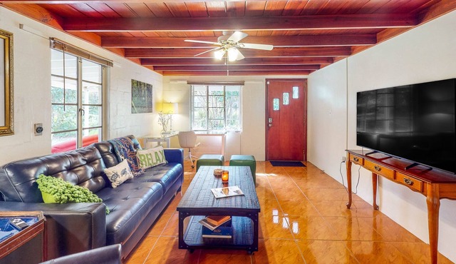 Boho-chic cottage with direct lake access, amazing views - dog-friendly