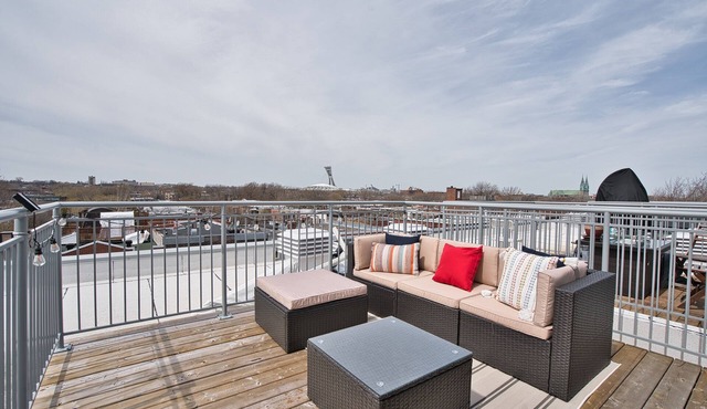 Bright 2-Floor Penthouse Condo with Parking