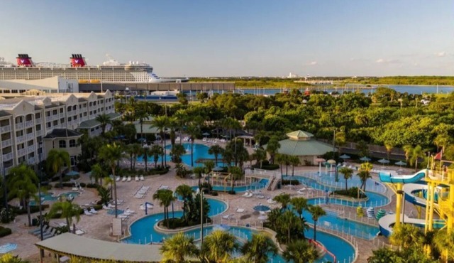 Cape Canaveral Beach Resort 2 bedroom, 2 bath with pools, waterslides and beach!