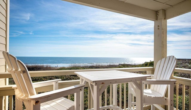 Captains Choice: Oceanfront Condo with Covered Balcony and Community Pool