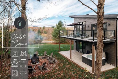 Chalet a Samia - Spa, luxury, Jay Peak view