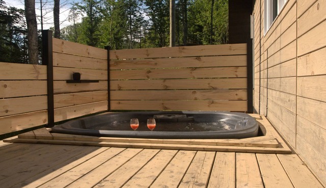 Chalet Alkov: Mini-chalet for 2 with private spa