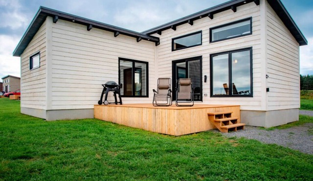 Chalet double avant vue sur la mer
