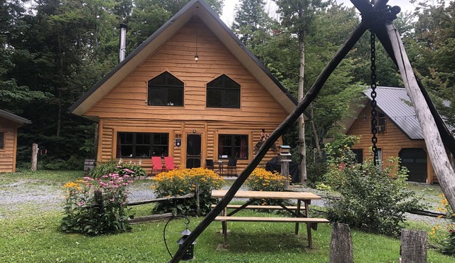 CHALET EN BOIS ROND