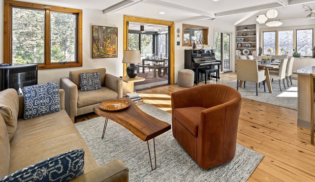 Chic Zen Home with Pond near DC