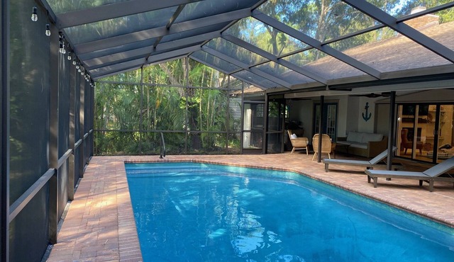 Coastal Tropical Oasis With Salt Water Pool