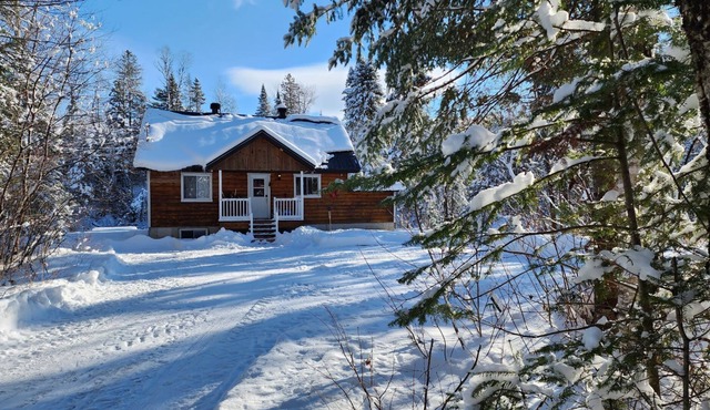 Cozy Cottage by the Rivière du Loup. 100' of private access.