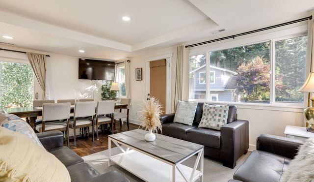 Deck, Yard & Game Room: Fun-Filled Redmond Home