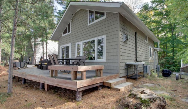 Dock + Fire Pit: Lakefront Cabin in Deer River!