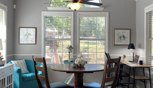 Dog & kid friendly! Backyard fishing! Boat slip! Kayaks! Dedicated workspace! in Tool