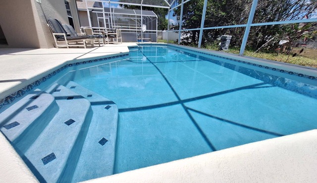 Five bedroom, three bath home with pool and games room