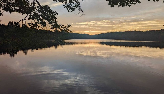 June's Haven" is a picturesque lakeside cottage perfect for fishing