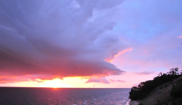 Large three bedroom cottage sitting on Lake Michigan bluff in the Muskegon area.
