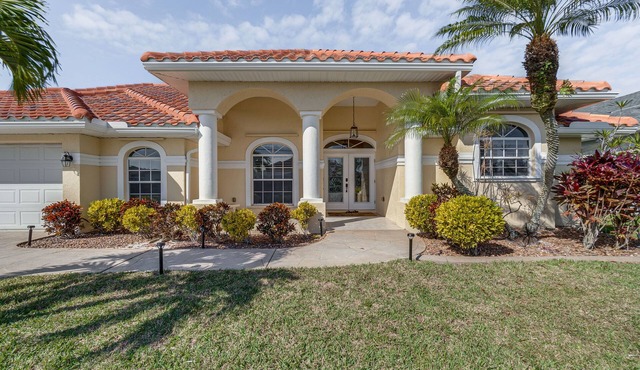 Luxe Waterfront Oasis w/Dock, Heated Pool & Spa!
