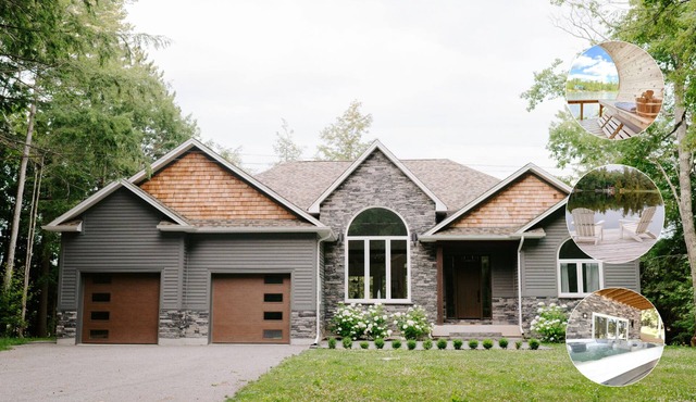 Luxury Waterfront Cottage Rental with Sauna & Hot Tub - 15 Mins from Buckhorn
