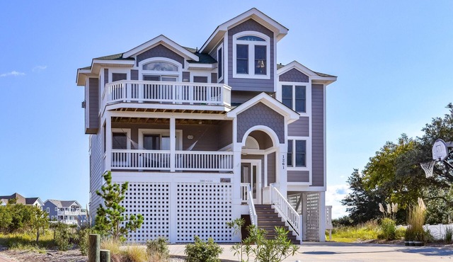 Mahalo | Corolla NC Vacation Rental | Private Pool, Pet Friendly, Walk to Beach, Lighthouse Views