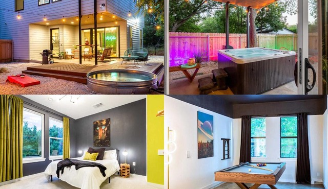 Massive Compound w Pool & Hot tub, Near Rainey St