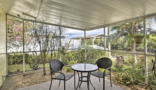 Merritt Island Home w/Boat Dock on Canal Front!