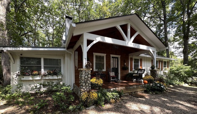 Misty Mountain Cottage. Scaly Mtn enchanting 3 bedroom/2 bath, sleeps 6+fire pit