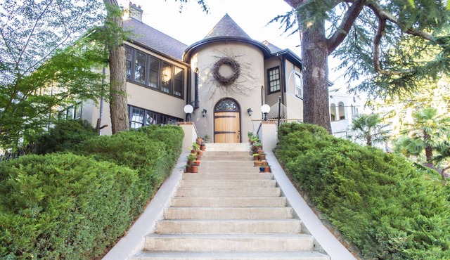 Modern Treehouse in Historic Spanish Turret House
