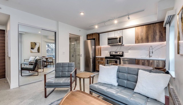 NEW BUILDING - Pet Friendly Furnished One Bedroom @ 1170 Barclay