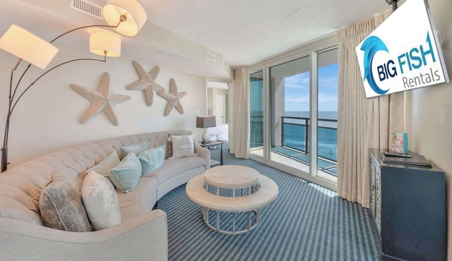 New Corner Suite, Direct Ocean & City Views,Glass!