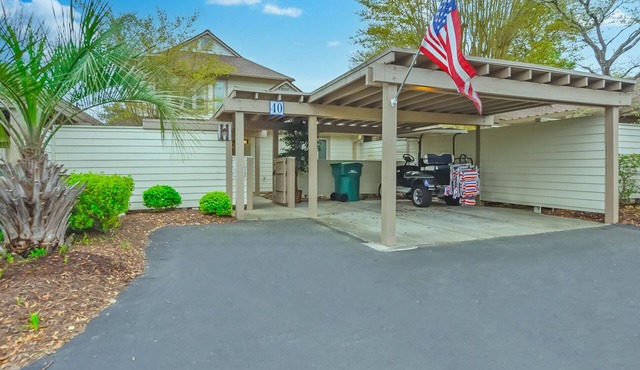 New Listing 3BR Beach Garden Home at Ocean Creek Resort, Gated Beachfront Resort