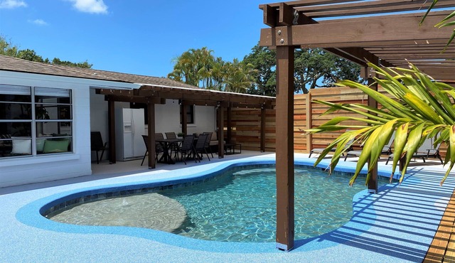 NEW! The Dunes-Private Heated Pool, Hot Tub, Private backyard-5mi to beach