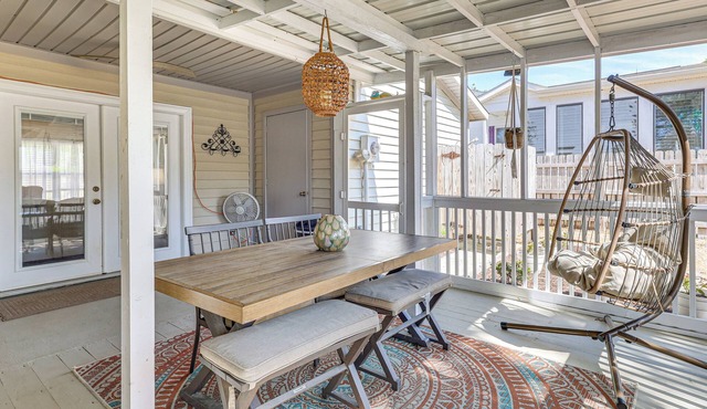 Oak Island Home w/Fenced Yard, Walk to Long Beach