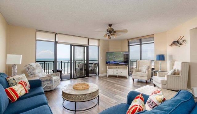 Oceanfront South Wind Unit 706: Spacious 5-Bedroom Condo in Myrtle Beach
