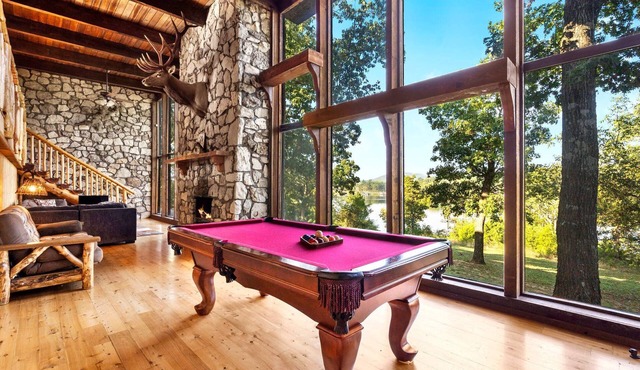 Private Lakefront Cabin | Hot Tub & Fire Pit | Pool Table | Close to Branson!