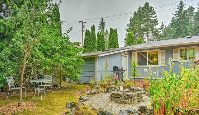 Quiet Retreat w/ Patio, Deck & Yard, Walk to Park!