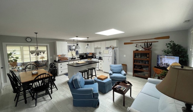 renovated cozy family cottage located in a gated family friendly community.