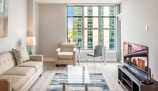 Sleek | 1 Bedroom Apartment | Bethesda MD | with Balcony | by GLS