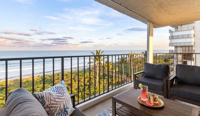 Stunning Direct Oceanfront Monthly Condo with Large Balcony & Heated Pool! 🌊