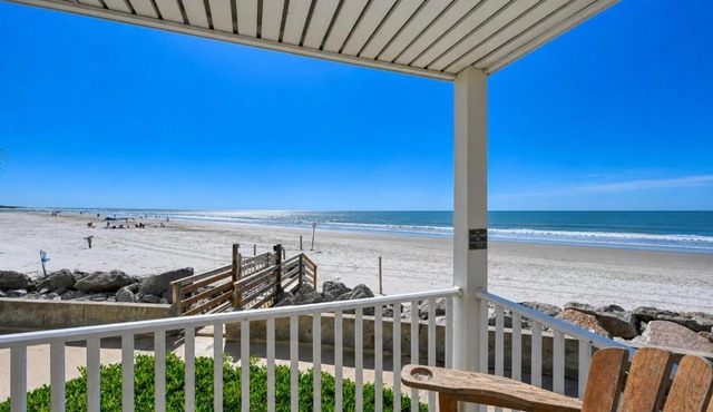 Stunning Location Views Oceanfront 2BR-1st Floor Cherry Grove Ocean View Villas B1