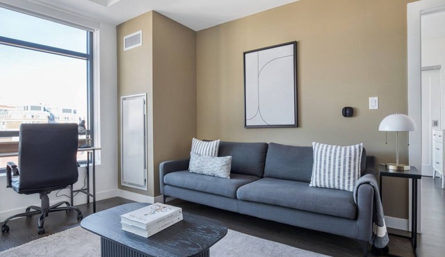 Stylish Fenway 1BR w/W/D, Roof & Gym, nr Fenway Park, by Blueground