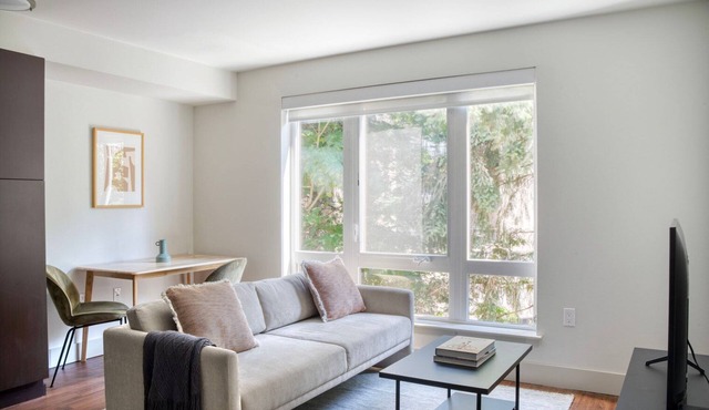 Sunny Bellevue Jr 1BR w/Lounge & W/D, nr Shops & Coffee, by Blueground