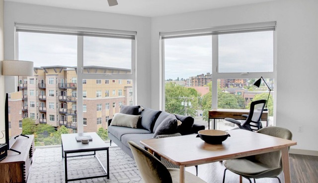 Tasteful Ballard 1BR w/W/D, BBQ & Gym, near Waterfront, by Blueground