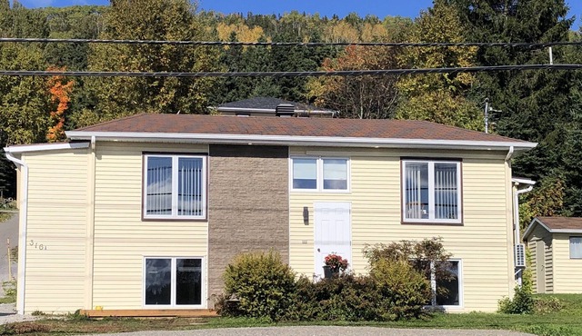 The Gaspé Bay villa near Forillion Park
